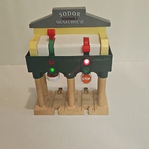 Thomas The Train Wooden Railway Sodor Signal House with Lights